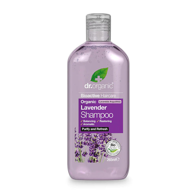 Dr Organic Lavender Shampoo, 265 ML - Dr Organic