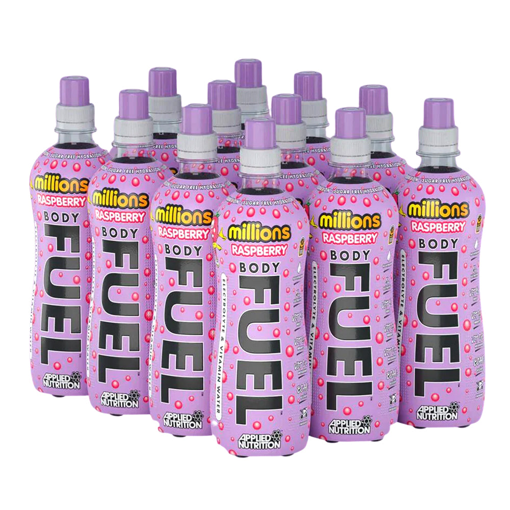 Box of 12 Pieces, Applied Nutrition Body Fuel, Millions Raspberry - Applied Nutrition