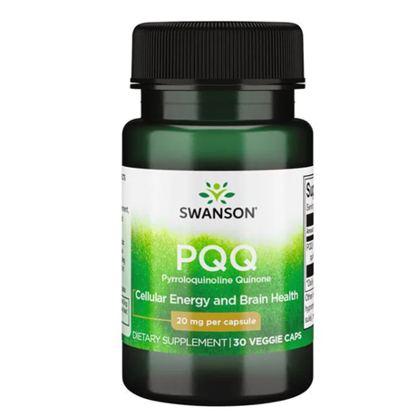 Swanson Pyrroloquinoline Quinone (PQQ), 20 mg, 30 Veggie Capsules - Swanson