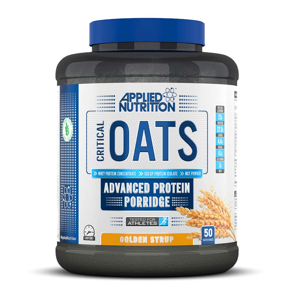 Applied Nutrition Critical Oats Protein Porridge, Golden Syrup, 3 Kg - Applied Nutrition