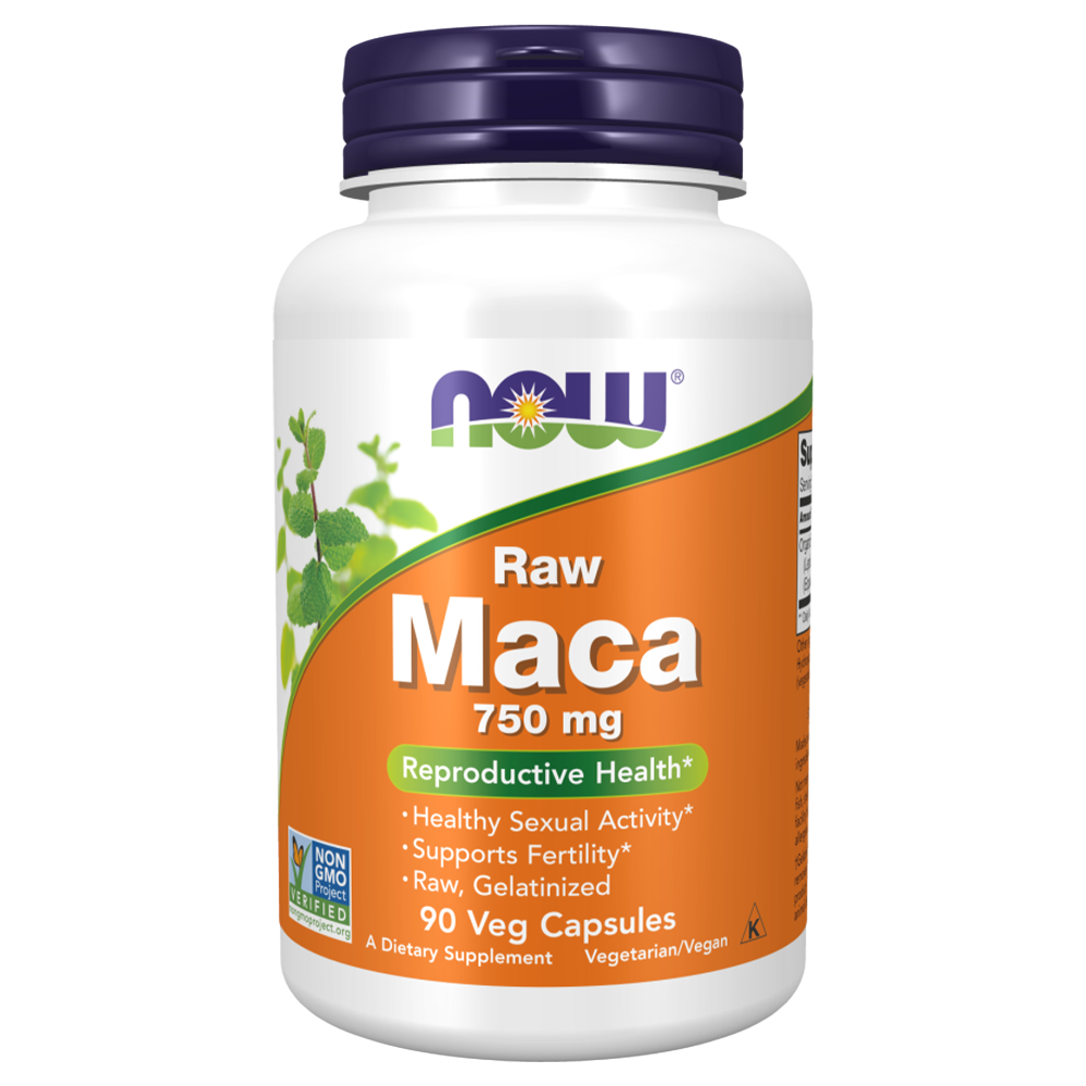 Now Maca, 750 mg, 90 Veggie Capsules - Now