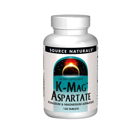 Source Naturals K-Mag Aspartate, 120 Tablets - Source Naturals