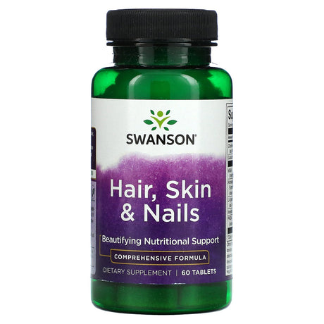 Swanson Hair, Skin, and Nails Tablets, 60 Count - Swanson