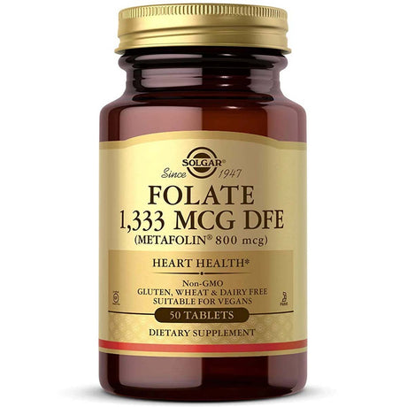 Solgar Folate, 666 mcg DFE, 50 Tablets - Solgar