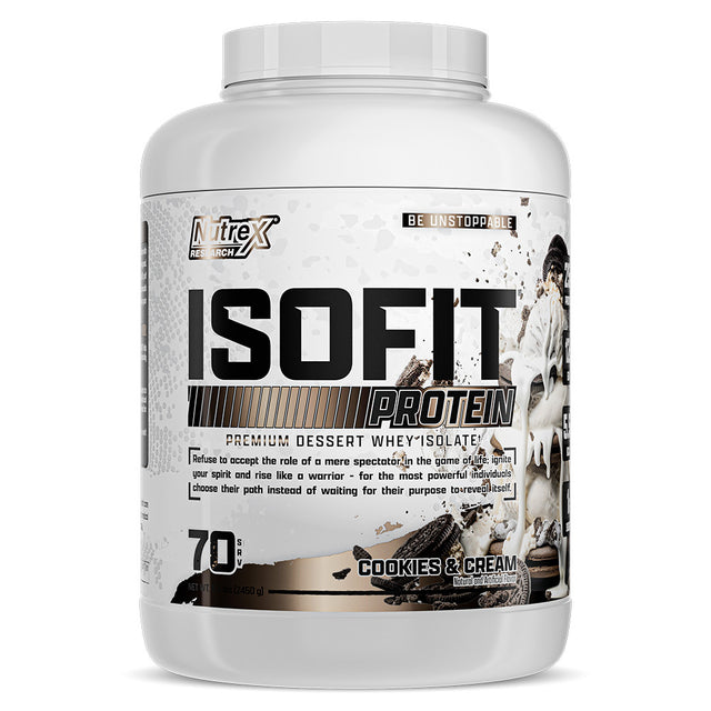 Nutrex Research Isofit Cookies and Cream, 5 LB - Nutrex Research