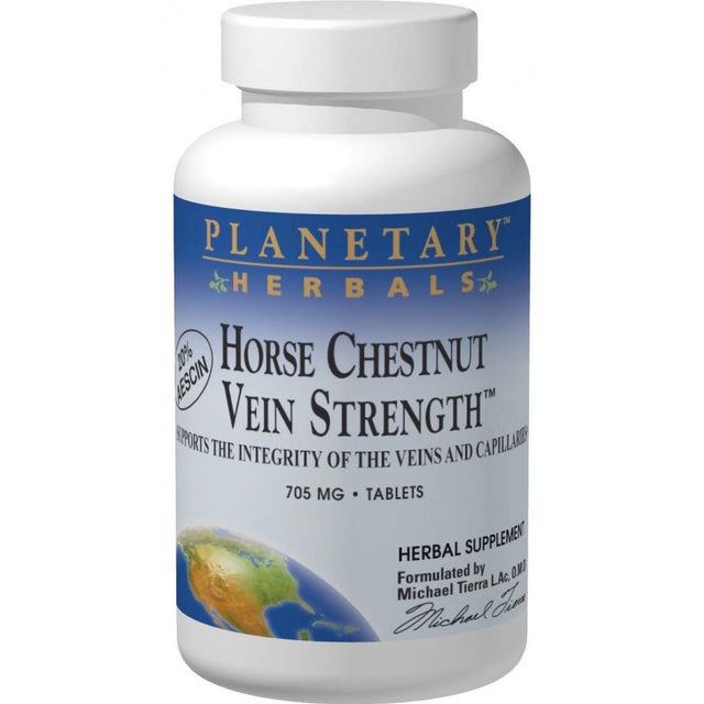 Horse Chestnut Vein Strength, 705 mg, 42 Tablets - Planetary Herbals - Planetary Herbals