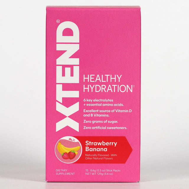 Healthy Hydration, Strawberry Banana, 15 Sticks, Xtend - Xtend