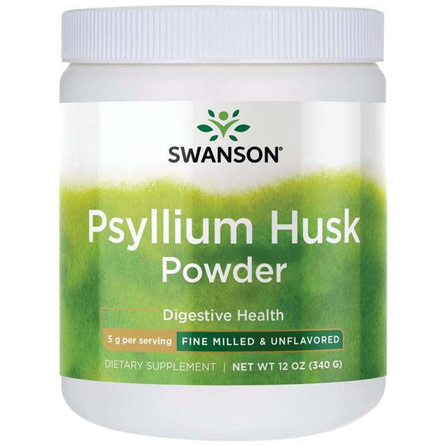 Swanson Psyllium Husk, Unflavored, 340 Gm - Swanson