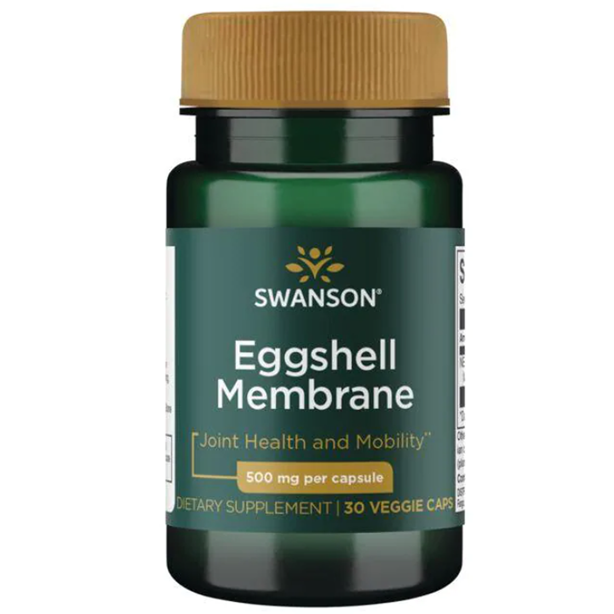 Swanson Eggshell Membrane, 500 mg, 30 Veggie Capsules - Swanson