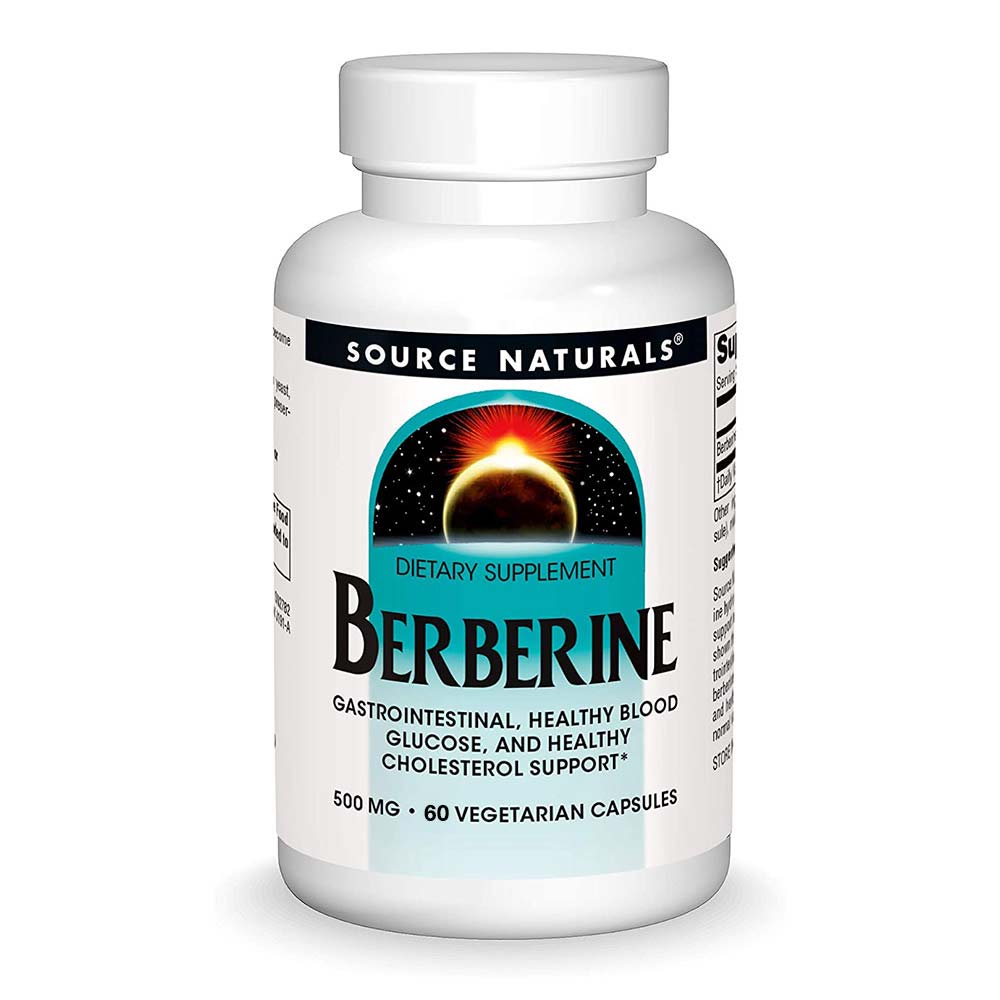 Source Naturals Berberine, 500 mg, 60 Veggie Capsules - Source Naturals