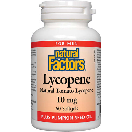 Lycopene, 10 mg, 60 Softgels - Natural Factors - Natural Factors