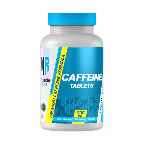 Muscle Rulz Caffeine, 200 mg, 120 Tablets - Muscle Rulz