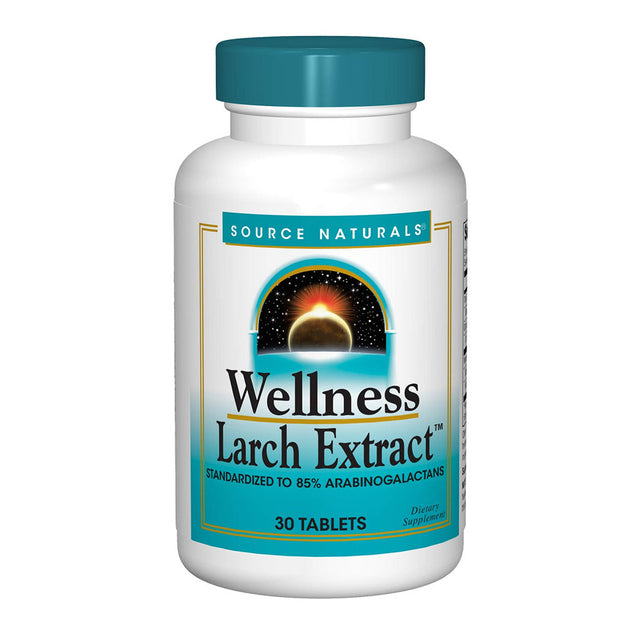 Source Naturals Larch Wellness Extract, 1000 mg, 30 Tablets - Source Naturals