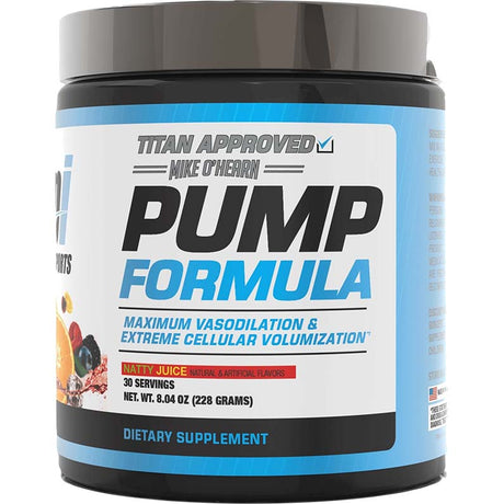 BPI Sports Pump Formula, Caffeine Free, Natty Juice, 30 - bpi Sports