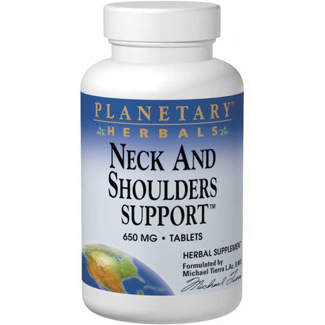 Planetary Herbals Neck and Shoulders Support, 650 mg, 60 Tablets - Planetary Herbals